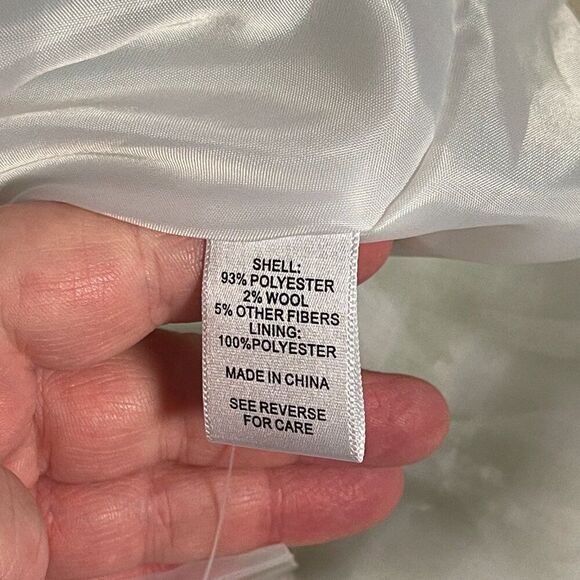 NWT Single Thread Lime Green White Tweed Jacket size Large - Picture 12 of 13